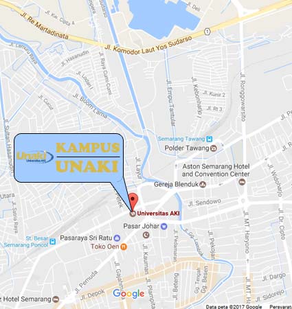 Campus Map & Location UNAKI Semarang Nomor